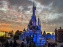 Visuels Disneyland Paris - château coucher de soleil