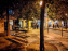 Visuels Paris - place de Thorigny nuit - banc