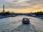 Visuels Paris - La Seine - Péniche - Coucher de soleil 