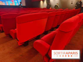 Visuels salles de spectacle et théâtres - salle de cinéma fauteuil rouge