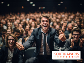 Photos d'Illustrations MidJourney : spectacles d'humour - 6