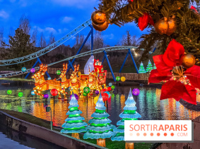 Noël au Parc Astérix 2023, sentier de lumières et patinoire