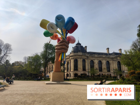 Visuel Paris 8e - printemps Jeff Koons jardin Champs Elysées
