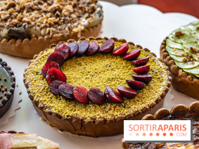 Taårtt, la pâtisserie - salon de thé Paris 15e aux tartes en tous genres - tarte clafoutis cerises et pistache
