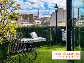 Le Marta, le bar à cocktails perché sur le rooftop de l'Hôtel Barrière Fouquet's Paris tout l'été