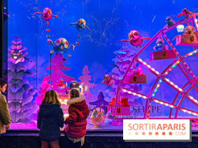 Les vitrines de Noël 2024 des Galeries Lafayette Haussmann avec Vianney et Kevin Germanier - image00006