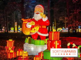 L'Odyssée Lumineuse 2024, le parcours de lumières au Parc Floral - les photos - Père Noël - cadeaux