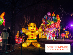 L'Odyssée Lumineuse 2024, le parcours de lumières au Parc Floral - les photos - bonhomme pain d'épice