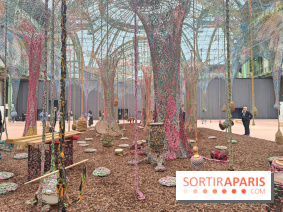 Ernesto Neto tisse une nouvelle installation monumentale gratuite au Grand Palais, nos photos