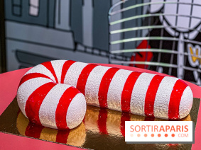 Candy Cake, la Bûche de Noël 2025 du Printemps Haussmann par Bryan Esposito, clin d'œil à New-York - IMG 9522