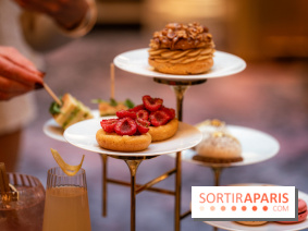 Le tea time Emily in Paris de l'Hôtel du Louvre - A7C04030