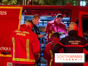 Simulation géante des pompiers de Paris sur les quais parisiens