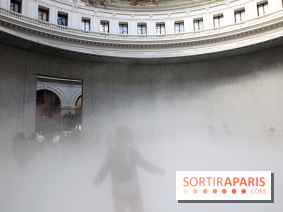 Fujiko Nakaya : nos photos de sa sculpture de brouillard à voir à la Bourse de Commerce
