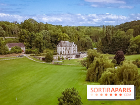 Le Domaine de Villarceaux et ses deux châteaux - photos - DJI 0036 D