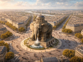 Le saviez-vous ? Il y a failli y avoir un éléphant à la place de l’Arc de Triomphe