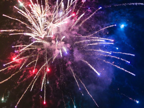 Feu d'artifice du 14 Juillet 2020 à Neuilly-sur-Marne (93) - Maintenu