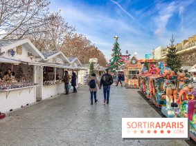 Le Marché de Noël des Tuileries à Paris - , allée