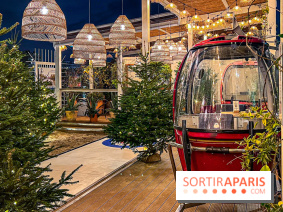 Polpo Nord : terrasse d'hiver gourmande avec télécabines et piste de curling en bord de Seine