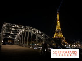 Visuel Paris Tour Eiffel pont nuit