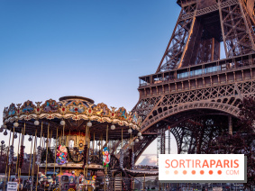 Visuel Paris Tour Eiffel manège enfants