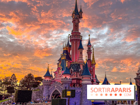 Visuels Disneyland Paris - château coucher de soleil