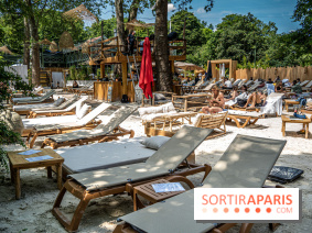 Le Beach Parisienne du Chalet du lac, la plage estivale à Paris