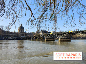 Visuel actualités - Crue Seine Pont des Arts