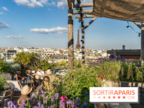 La terrasse en Rooftop du Brach, le bar perché dans un jardin potager
