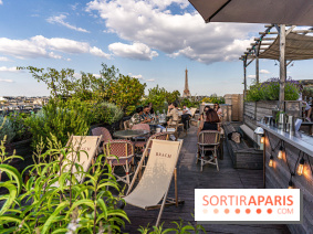 La terrasse en Rooftop du Brach, le bar perché dans un jardin potager -  A7C7698