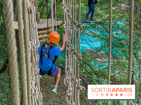 Accrocamp Poissy, le nouvel accrobranche au parc du château de Villiers