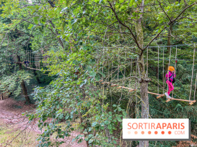 Accrocamp Poissy, le nouvel accrobranche au parc du château de Villiers