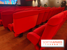 Visuels salles de spectacle et théâtres - salle de cinéma fauteuil rouge