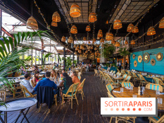 Le restaurant - terrasse Quai Ouest en mode estivale avec ses Dîners Braséro