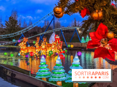 Noël au Parc Astérix 2023, sentier de lumières et patinoire - IMG 5081