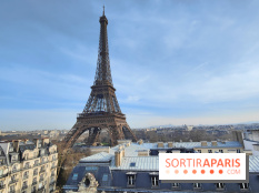 Visuel Paris 15e - Tour Eiffel hiver toits paris 