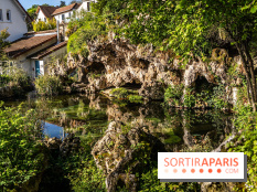 Parc du Dr Fauvel à Villennes sur Seine, grotte et cascades - A7C1610 HDR