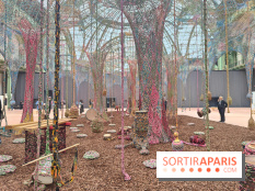 Ernesto Neto tisse une nouvelle installation monumentale gratuite au Grand Palais, nos photos