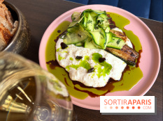 Comptoir Lazu - Courgettes crues et cuites, stracciatella