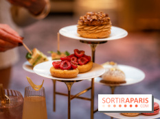 Le tea time Emily in Paris de l'Hôtel du Louvre - A7C04030
