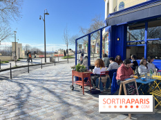 Moncœur Belleville - Terrasse vue Paris