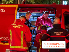 Simulation géante des pompiers de Paris sur les quais parisiens