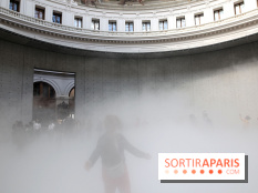 Fujiko Nakaya : nos photos de sa sculpture de brouillard à voir à la Bourse de Commerce