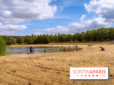 Île de loisirs du Val de Seine dans les Yvelines, plage, baignade et activités - photos