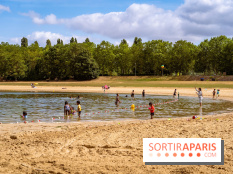 Île de loisirs du Val de Seine dans les Yvelines, plage, baignade et activités - photos