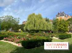 Le square Séverine, grand espace vert du 20e arrondissement