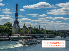 Visuel paris Tour Eiffel Seine Bateau mouche