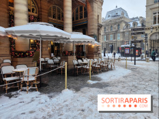 La Neige à Paris - terrasse restaurant café 1er arrondissement