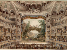 Intérieur de la Comédie-Française en 1790