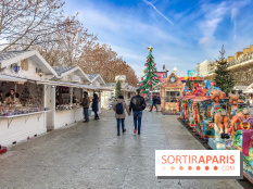 Le Marché de Noël des Tuileries à Paris - , allée