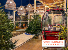 Polpo Nord : terrasse d'hiver gourmande avec télécabines et piste de curling en bord de Seine